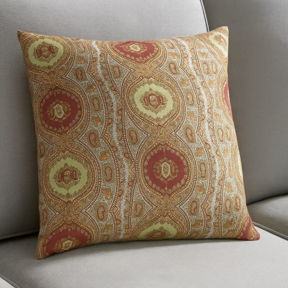 Tommy Bahama Square Euro Sham 100% Egyptian‎ Cotton Pillow Case Tuscany Villa